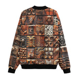 Bomber Jacket Tribal Tile Mosaic
