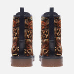 Leather Boots Tribal Tile Mosaic