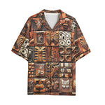 Hawaiian Shirt Tribal Tile Mosaic