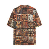 Hawaiian Shirt Tribal Tile Mosaic