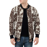 Bomber Jacket Ancient African Tribal Patterns