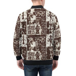 Bomber Jacket Ancient African Tribal Patterns