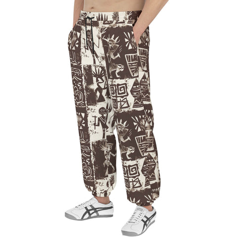 Men's Sweatpants Ancient African Tribal Patterns