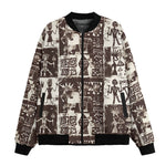 Bomber Jacket Ancient African Tribal Patterns