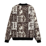 Bomber Jacket Ancient African Tribal Patterns
