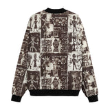 Bomber Jacket Ancient African Tribal Patterns
