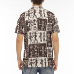 Men's Polo Shirt Ancient African Tribal Patterns