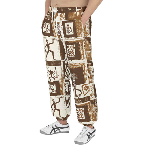 Men's Sweatpants Ancient African Tribal Patterns