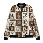 Bomber Jacket Ancient African Tribal Patterns