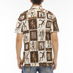 Men's Polo Shirt Ancient African Tribal Patterns