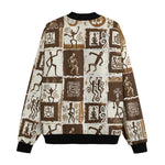 Bomber Jacket Ancient African Tribal Patterns