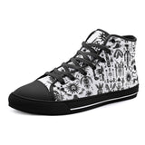 High-Top Canvas Shoes Ancient Mythology Symbols