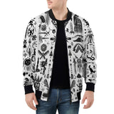 Bomber Jacket Ancient Mythology Symbols