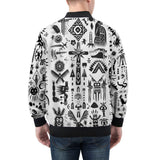 Bomber Jacket Ancient Mythology Symbols