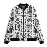Bomber Jacket Ancient Mythology Symbols
