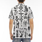 Men's Polo Shirt Ancient Mythology Symbols