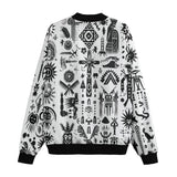 Bomber Jacket Ancient Mythology Symbols