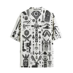 Hawaiian Shirt Ancient Mythology Symbols