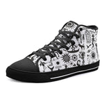 High-Top Canvas Shoes Ancient Mythology Symbols