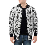 Bomber Jacket Ancient Mythology Symbols