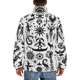 Down-Padded Puffer Jacket Ancient Mythology Symbols