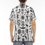 Men's Polo Shirt Ancient Mythology Symbols