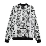 Bomber Jacket Ancient Mythology Symbols