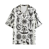 Hawaiian Shirt Ancient Mythology Symbols