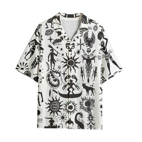 Hawaiian Shirt Ancient Mythology Symbols