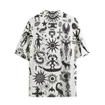 Hawaiian Shirt Ancient Mythology Symbols