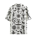 Hawaiian Shirt Ancient Mythology Symbols