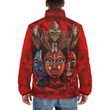 Down-Padded Puffer Jacket African Motifs