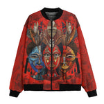 Bomber Jacket African Motifs