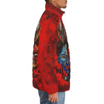 Down-Padded Puffer Jacket African Motifs
