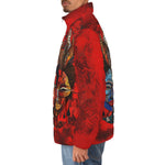 Down-Padded Puffer Jacket African Motifs