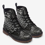 Leather Boots Mystical Maze Artwork