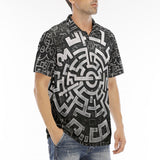 Men's Polo Shirt Mystical Maze Artwork