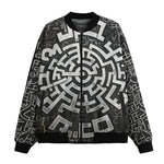Bomber Jacket Mystical Maze Artwork