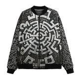 Bomber Jacket Mystical Maze Artwork