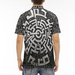 Men's Polo Shirt Mystical Maze Artwork