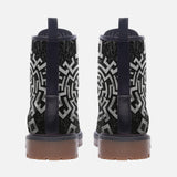 Leather Boots Mystical Maze Artwork