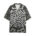 Hawaiian Shirt Mystical Maze Artwork