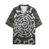 Hawaiian Shirt Mystical Maze Artwork