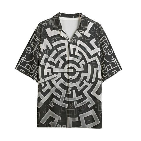 Hawaiian Shirt Mystical Maze Artwork