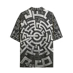Hawaiian Shirt Mystical Maze Artwork