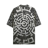 Hawaiian Shirt Mystical Maze Artwork