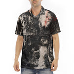 Men's Polo Shirt Street Brush Strokes Painting
