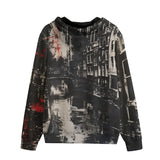 Men's Zip Up Hoodie Street Brush Strokes Painting