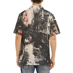 Hawaiian Shirt Street Brush Strokes Painting
