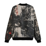 Bomber Jacket Street Brush Strokes Painting